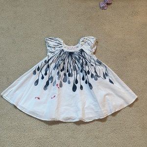 Catamini brand size 4 dress VGUC double layered.